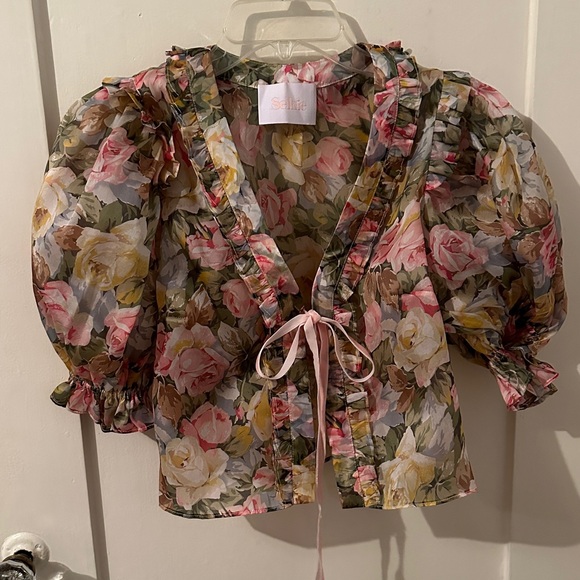 Selkie Paperdoll Set in Jardin de Fleurs, XS - Picture 3 of 4